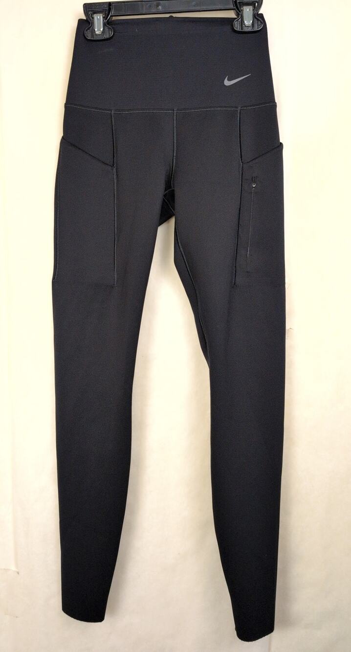 Nike Go black compression firm support high rise legging XS Activewear Running